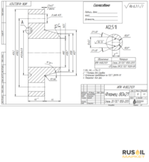 ИПК Ф.80.21.01_Фланец 80х21(Заготовка без отверстий)