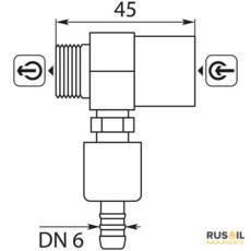 ФОРСУНКА RM 300 С РЕГУЛЯТОРОМ 3/8