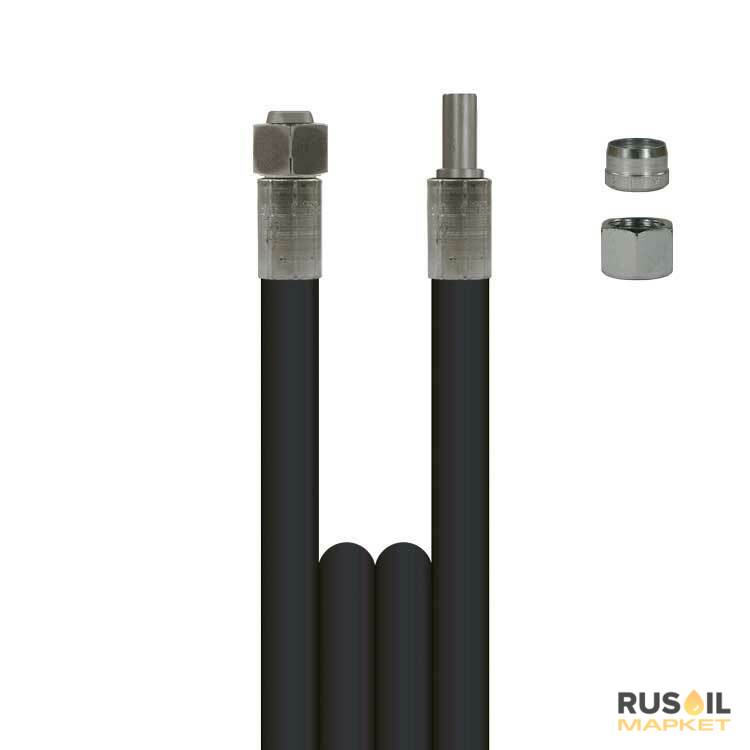 Шланг HP BLACK 2-08 RS 12 мм из нержавеющей стали 1,67 м.