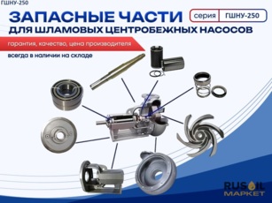 Запасные части для шламовых насосов серии ГШНУ-250